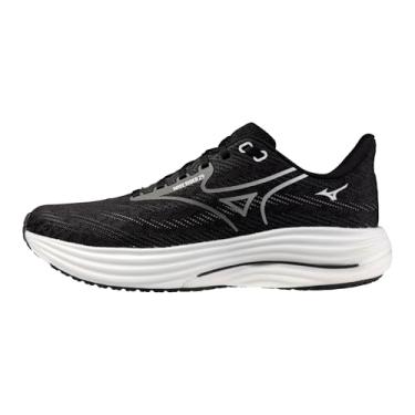 Imagem de Mizuno Tênis masculino Wave Rider 29, Areia branca/sombra silenciosa, 14 Wide
