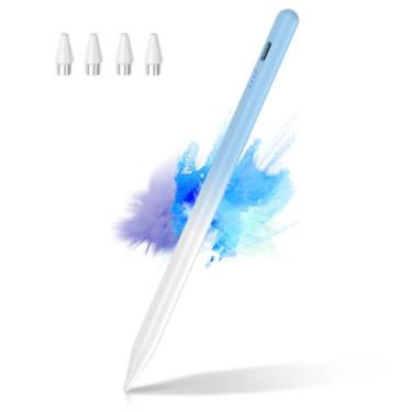 Imagem de CMARS Caneta Stylus para tela sensível ao toque, tablet universal para iPad/iPhone/Samsung/Huawei/Xiaomi/Android e mais dispositivos, canetas Stylists Caneta digital recarregável com função magnética