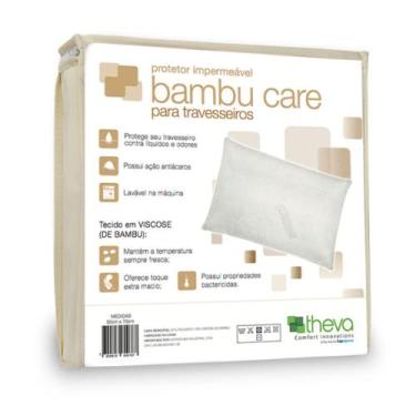 Imagem de Capa Protetora de Travesseiro Bambu Care - 50x70 - Theva, 50x70