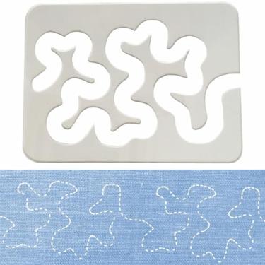 Imagem de Máquina de costura Meander Quilting Modelos, Modelo de Quilting de Movimento Livre, Réguas Arcylic Quilting, Modelos de Acolchoamento Transparente