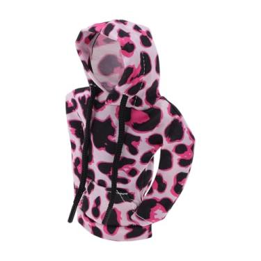 Imagem de Capa de manípulo de mudança de marchas para carro, SUV, caminhão, automotivo, manual, manopla protetora, estampa de leopardo, rosa, preto, 1 peça 17 x 11,5 cm/6,69" x 4,53" poliéster