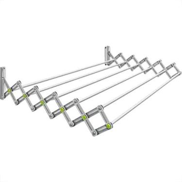 Imagem de Varal Sanfonado Secalux Aluminio 0,80Mt