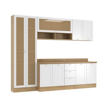 Imagem de Armário De Cozinha Completo Ditália Denver 5 Pc Rv/br D10