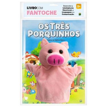 Imagem de Livro - Livro com Fantoche: Três Porquinhos, Os