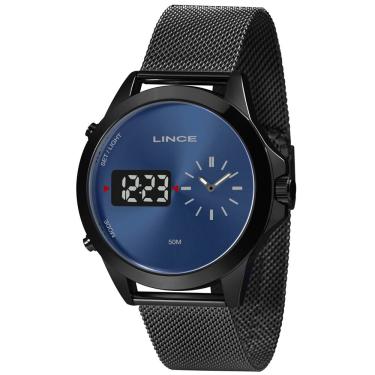 Imagem de Relógio Lince Masculino Ref:Man4723l D1px Anadigi Black
