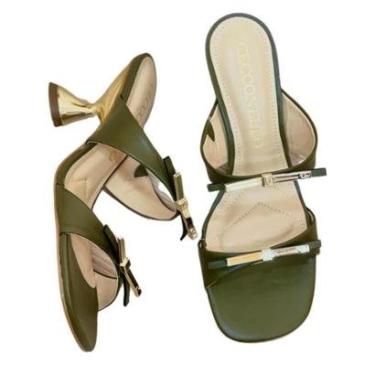 Imagem de Tamanco Cecconello Verde-Feminino