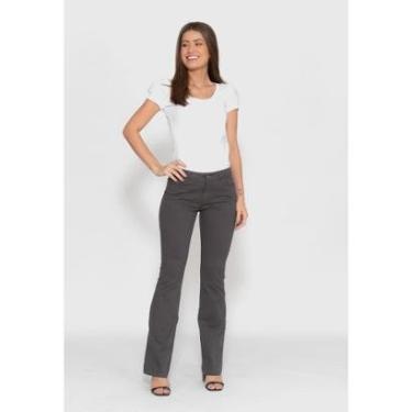 Imagem de Calça feminina Boot Cut 7825 Chumbo Bella Canvas-Feminino