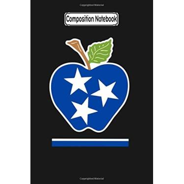 Imagem de Composition Notebook: National Teacher Day Blue Apple Star America Trump Teacher - Journal Notebook Blank Lined Ruled 6x9 100 Pages.pdf
