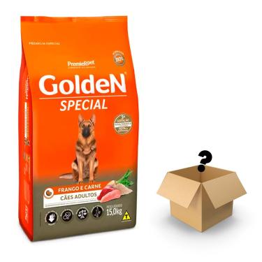 Imagem de Ração Golden Special Cães Adultos Frango E Carne - 15kg + Surpresa