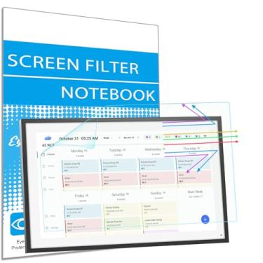 Imagem de i-Tensodo Protetor de tela antiluz azul compatível com calendário de claraboia de 15 polegadas, filtro de reflexo, bloqueador de UV, filtro de película de proteção para os olhos