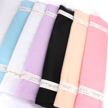 Imagem de HAVII 160 cm x 10 jardas azul claro tule tecido tule rolo parafuso para saia tutu DIY costura artesanato malha arco casamento drapeado decoração festa de aniversário