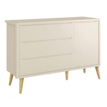 Imagem de Cômoda Sapateira Théo New Areia Fosco Com Natural - Moveisaqui