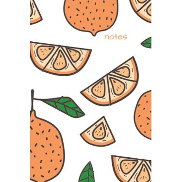 Imagem de Ruled Notebook/Journal – Lined Journal 6” x 9” Bright Graphic Orange Citrus Fruits Cover: Wide Ruled Light Grey Lines | Blank Wide Lined Workbook for Adults Girls Boys Kids Teens Students