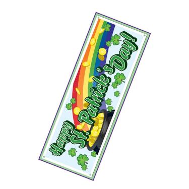 Imagem de Banner de festa Happy St Patrick's Day (1 unidade) (1/pacote)