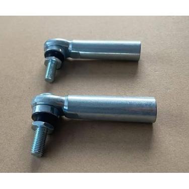 Imagem de 2 peças de terminais de direção AM137999 Substituição para John Deere X300 X300R X304 X305R X320 X324 X330 X340 X350 XZ350R X354 X380 X384 X500 X522 0 x 57 Cortador de grama de trator 0