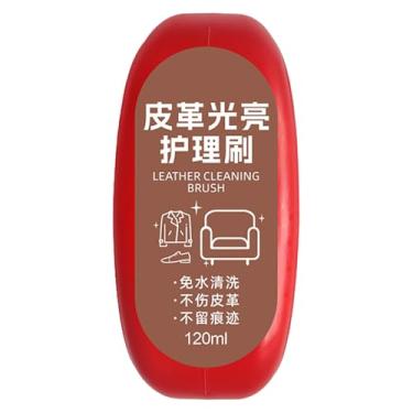 Imagem de Limpador e condicionador de couro - Escova de cuidados de 100 ml | Condicionador de couro para carro | para móveis de carro bolsa de bota de sofá jaqueta luvas de estofamento bolsa de sofá