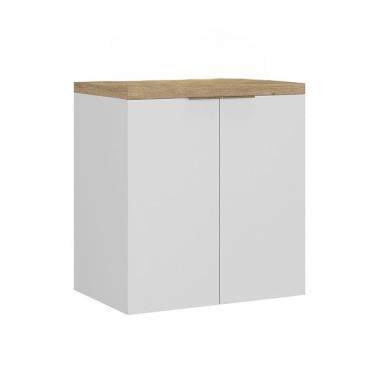 Imagem de Gabinete de Banheiro Nature 2 Portas Branco 60 cm