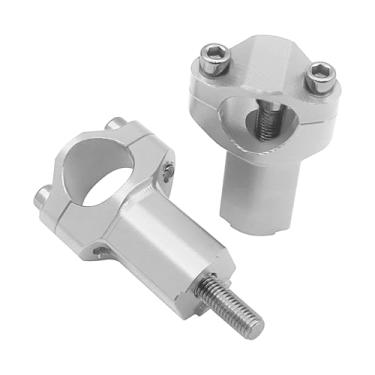 Imagem de Elevadores de guidão de motocicleta | Braçadeira para ciclismo de motocicleta - Substituição resistente de liga de alumínio, acessórios de modificação para deslocamento, viagem, equitação urbana