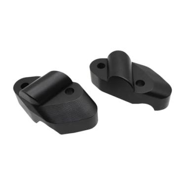 Imagem de Ysyqkn Elevador de Guidão para Abraçadeira de Guidão, Peças de Reposição, Substituição, Adaptador de Montagem Traseira, preto