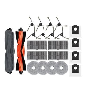 Imagem de Compatible With Dreame X40 Ultra, X40 Pro, S30 Pro Ultra Parts Accessories Main Side Brush Hepa Filter Mop Cloth Dust Bag Replacement(22pcs)