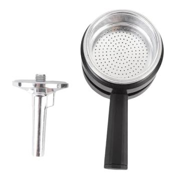 Imagem de GLOGLOW Substituição do Termostato Moka Pot, Válvula Dupla de Alumínio 2 Xícara de Cafeteira Anti -extração da Cafeteira da Cafeteira 5.1x4,3 Polegadas (BLACK)