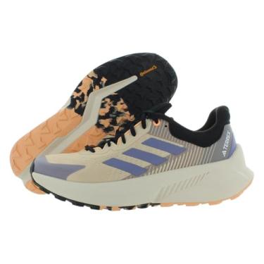 Imagem de adidas Tênis de corrida feminino Terrex Soulstride Flow Trail, Bege, 37