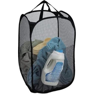 Imagem de Cesto Para Roupa Suja, Organizador Grande, Cesto Para Guardar Brinquedos 40 X 40 X 70 Cm/30 X 30 X 50 Cm(30x30x50CM,Rosa)
