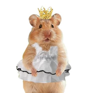 Imagem de Roupas de hamster anão - Fantasia respirável de gerbil, mini vestido de hamster - para festa de aniversário, Halloween, Natal, reunião social, fotografia, brincar, viajar, abrigos, lojas, animais de