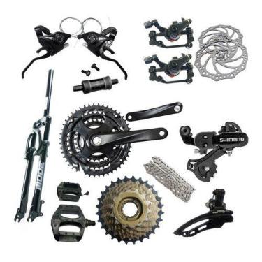 Imagem de Kit 21v Bike Aro 29 Suspensão,freio Disco E Cambios Shimano - Shimano,