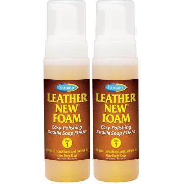 Imagem de Limpiador de Cuero Farnam Espuma Jabón para Silla 207 ml Paquete de 2