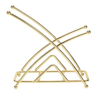 Imagem de Porta-guardanapos – Design elegante em forma de X engrossado na moda, suporte de guardanapo de papel vertical com estrutura de ferro, melhorado para uso em mesa de hotel, suporte de tecido de ferro