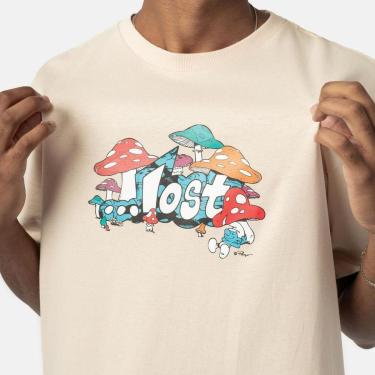 Imagem de Camiseta Lost + Smurfs Mushroom Lost-Masculino