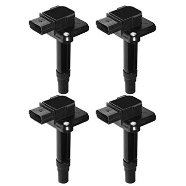 Imagem de Conjunto de 4 bobinas de ignição compatíveis com Audi Quattro S8 RS6 Volkswagen Beetle Golf Jetta 1.8L L4 4.2L V8 UF274 06B905115E