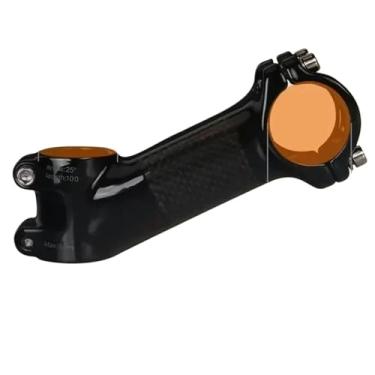 Imagem de Mesa de guidão para bicicleta em carbono e alumínio, MTB, potência ultraleve, 31,8 mm, compatível com guidões de 70/80/90/100 mm para bicicletas de estrada e montanha.(25Degree-100mm-Gloss)