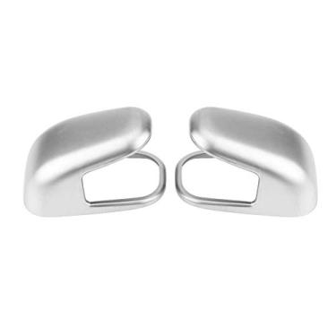 Imagem de Keenso Guarnição da Capa do Pilar B, 2 Peças, Adesivos de Decoração Prateada Cromada Com Adesivo Dupla Face, Fit Benz Classe e W212 W213 S Class W222