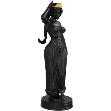 Imagem de Estátua Pombagira Rainha Imagem Umbanda Candomblé (Cor Aurum Noctis)