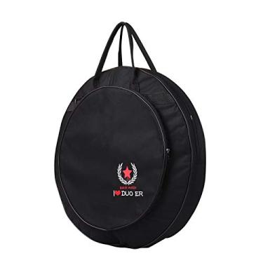 Imagem de Mochila para Prato de Bateria com Bolsos Cinto Ombro 10mm - Camada Colisão Acessórios Instrumento Percussão