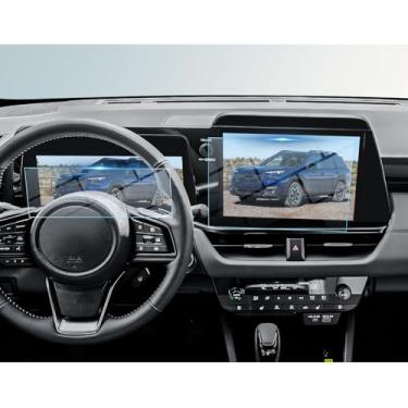 Imagem de BIBIBO 2 peças para 2026 Subaru Outback protetor de tela 2026 Outback (Premium, Limited, Touring, Wilderness, Limited XT, Touring XT) 12,1 polegadas navegação e painel de 31.2 cm vidro temperado 2026