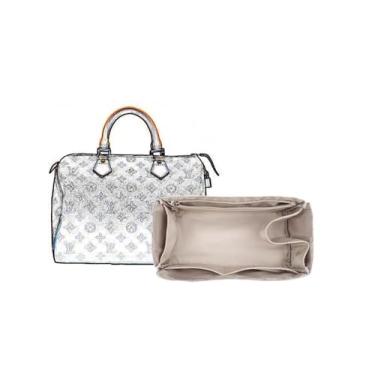 Imagem de Bolsa organizadora adequada para armazenamento de nylon Lv Speedy, bolsa organizadora de bolsa, bolsa de armazenamento e forro de carteira, Bege A, Foe Lv speedy 25