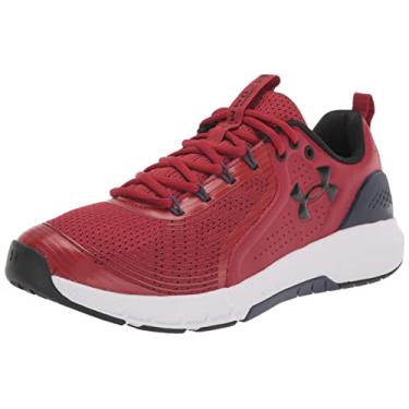 Imagem de Under Armour Tênis masculino Charged Commit Tr 3 Cross Trainer, (601) Estádio Vermelho/Aço Temperado/Preto, 10.5