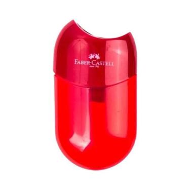 Imagem de Apontador De Lápis Faber Castell Com Dois Furos Para Lápis Padrão E Ju