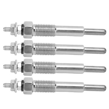 Imagem de Cryfokt Conjunto de Velas Incandescentes do Motor Segurança Aprimorada Fácil de Instalar Adequado para Isuzu NPR NQR 1992-1998, 4 Unidades de Velas Incandescentes para Motor 8-97028-369-0 para 4BD2