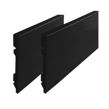 Imagem de Kit 12M Linear Rodapé de Poliestireno Liso 15cmX2,40m - Casa Grassi