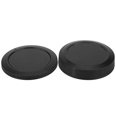 Imagem de aqxreight Câmeras de Plástico Portáteis Corpo Frontal Traseiro Lentes Tampa Conjunto para Câmera Eosr Full Frame Preto Obtendo Especialmente Peças para Reduzir Serviço de Sujeira Material Plástico
