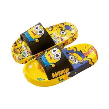 Imagem de Sandálias Antiderrapantes De PVC Para Crianças Minions Leves Para Uso 