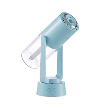 Imagem de Umidificador de Auto-Rotação 3 em 1 com Luz Noturna Recarregável Silencioso Purificador Ar Anion Difusor para Quarto Sala Estar Escritório Dormitório