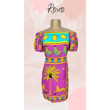 Imagem de Vestido Ciganinha Michele Roxo - Ponta de Agulha, M