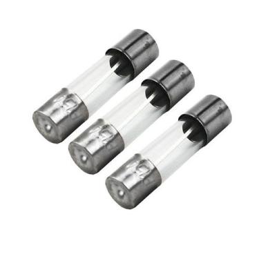 Imagem de 100x Fusível De Vidro 5x20 Pequeno Kit Com 100 Peças 1 Amp - GREEN, 04