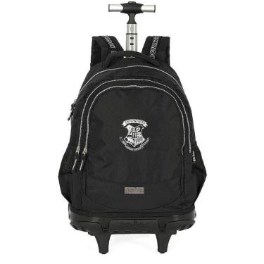 Imagem de Mochila de Rodinhas Com Alça Luxcel Harry Potter HP Preto-Masculino