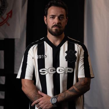 Imagem de Camisa Corinthians Lifestyle 1910 Listrada SCCP Masculina-Masculino